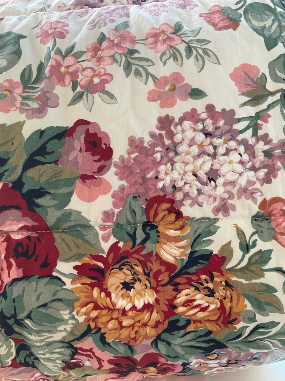 Vintage Ralph Lauren Allison Floral Twin Comforter Pillowcases Sham Flat Sheet